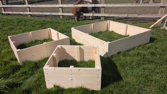 Wooden Garden Raised Grow Beds