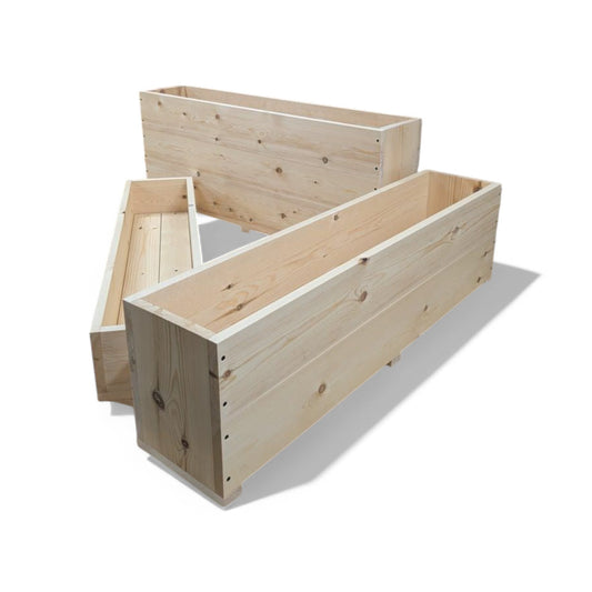 Redwood Garden Planter Boxes